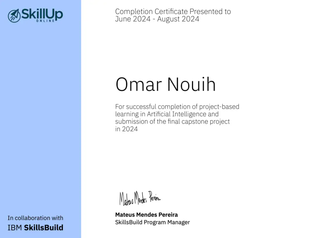 AI Fundamentals Certificate